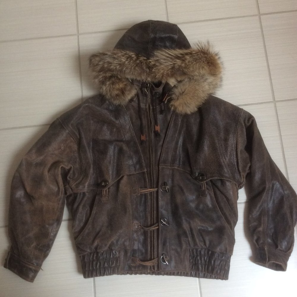 Men's leather jacket